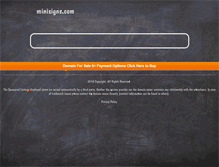Tablet Screenshot of minisigns.com
